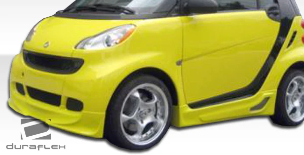 Smart Car Fortwo Duraflex FX Side Skirts Rocker Panels, 2 Piece, 2008-2016 - Image 4