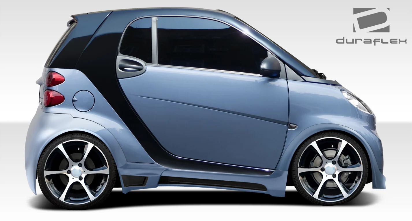 Smart Car Fortwo Duraflex GT300 Wide Body Kit, 11 Piece, 2008-2016 - Image 6