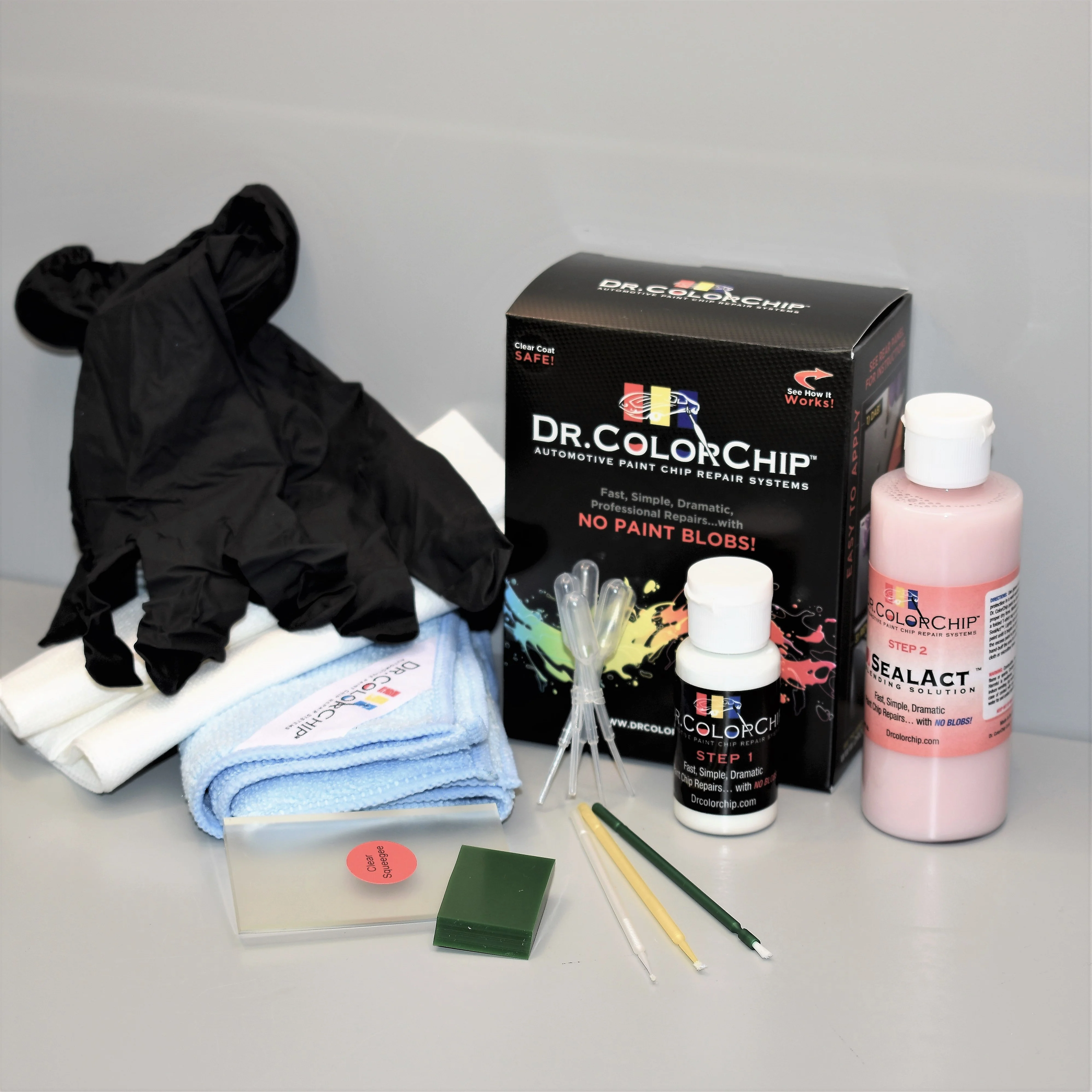 2011 Smart Car Fortwo Exterior Touch Up Paint Kit, Dr Color Chip, Squirt 'n Squeegee PLUS
