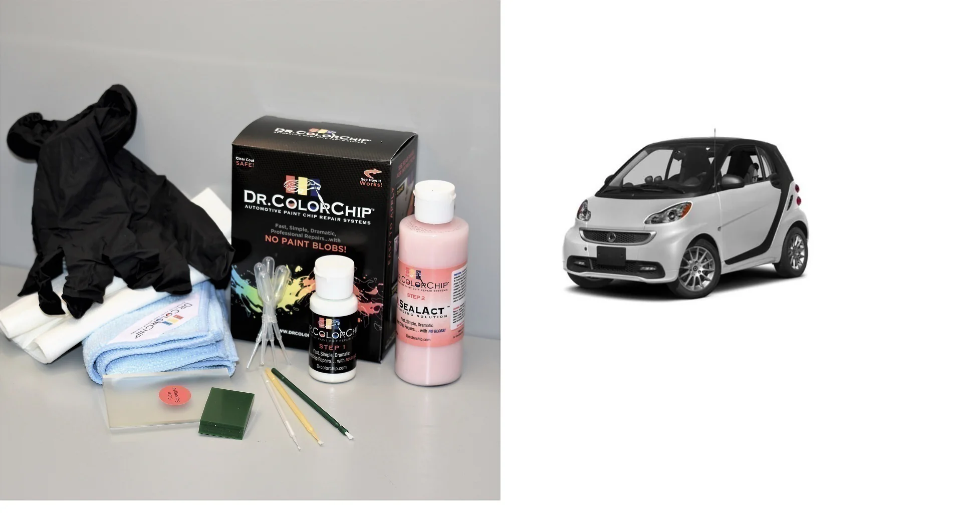 2013 Smart Car Fortwo Exterior Touch Up Paint Kit, Dr Color Chip, Squirt 'n Squeegee PLUS - Image 13