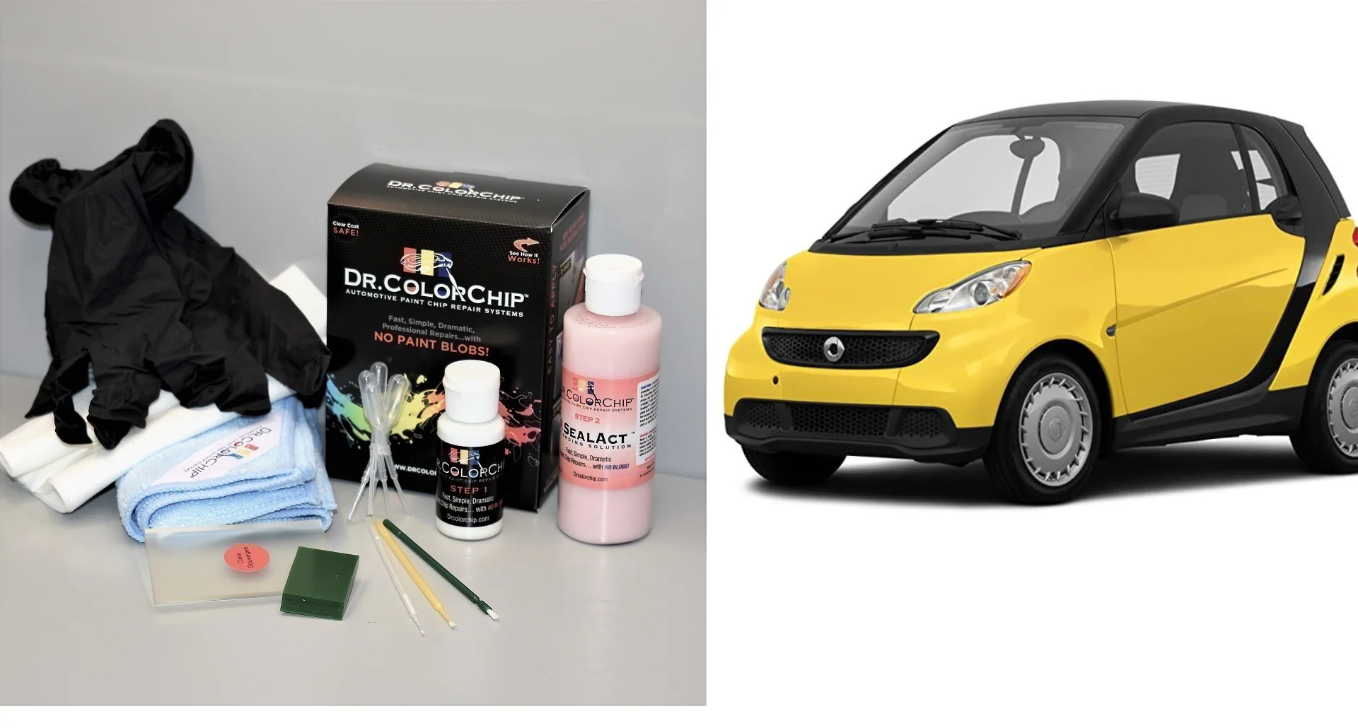 2014 Smart Car Fortwo Exterior Touch Up Paint Kit, Dr Color Chip, Squirt 'n Squeegee PLUS - Image 17