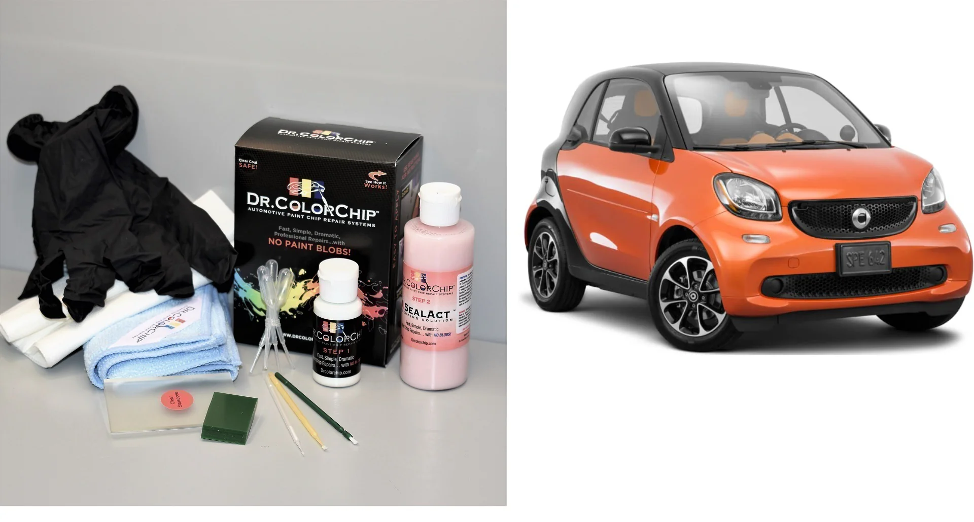 2014 Smart Car Fortwo Exterior Touch Up Paint Kit, Dr Color Chip, Squirt 'n Squeegee PLUS - Image 18