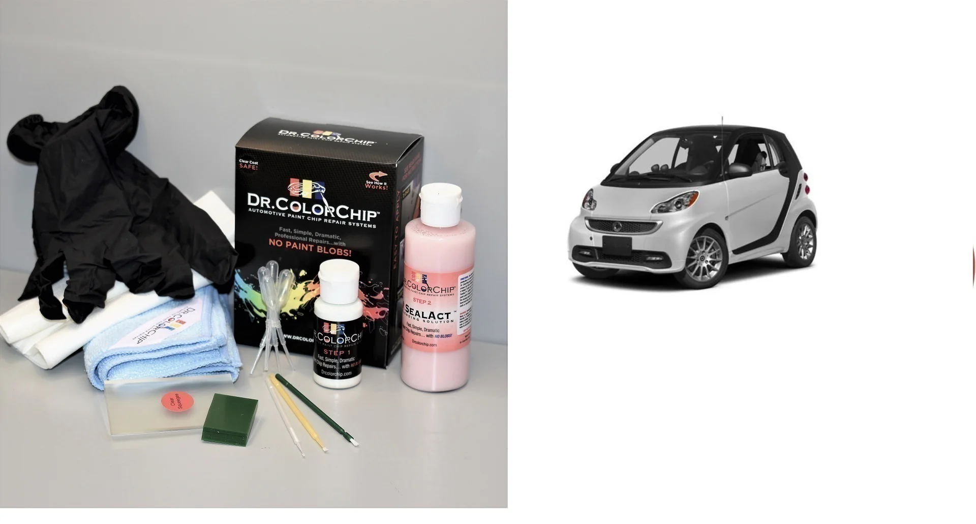 2016 Smart Car Fortwo Exterior Touch Up Paint Kit, Dr Color Chip, Squirt 'n Squeegee PLUS - Image 16
