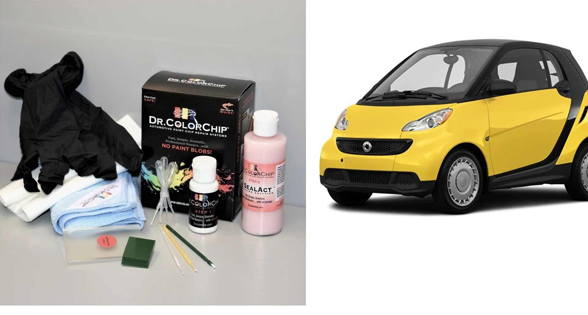 2016 Smart Car Fortwo Exterior Touch Up Paint Kit, Dr Color Chip, Squirt 'n Squeegee PLUS - Image 18