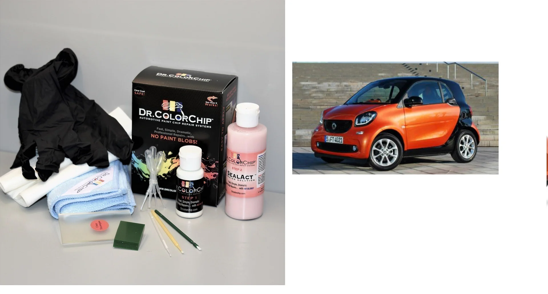 2016 Smart Car Fortwo Exterior Touch Up Paint Kit, Dr Color Chip, Squirt 'n Squeegee PLUS - Image 20