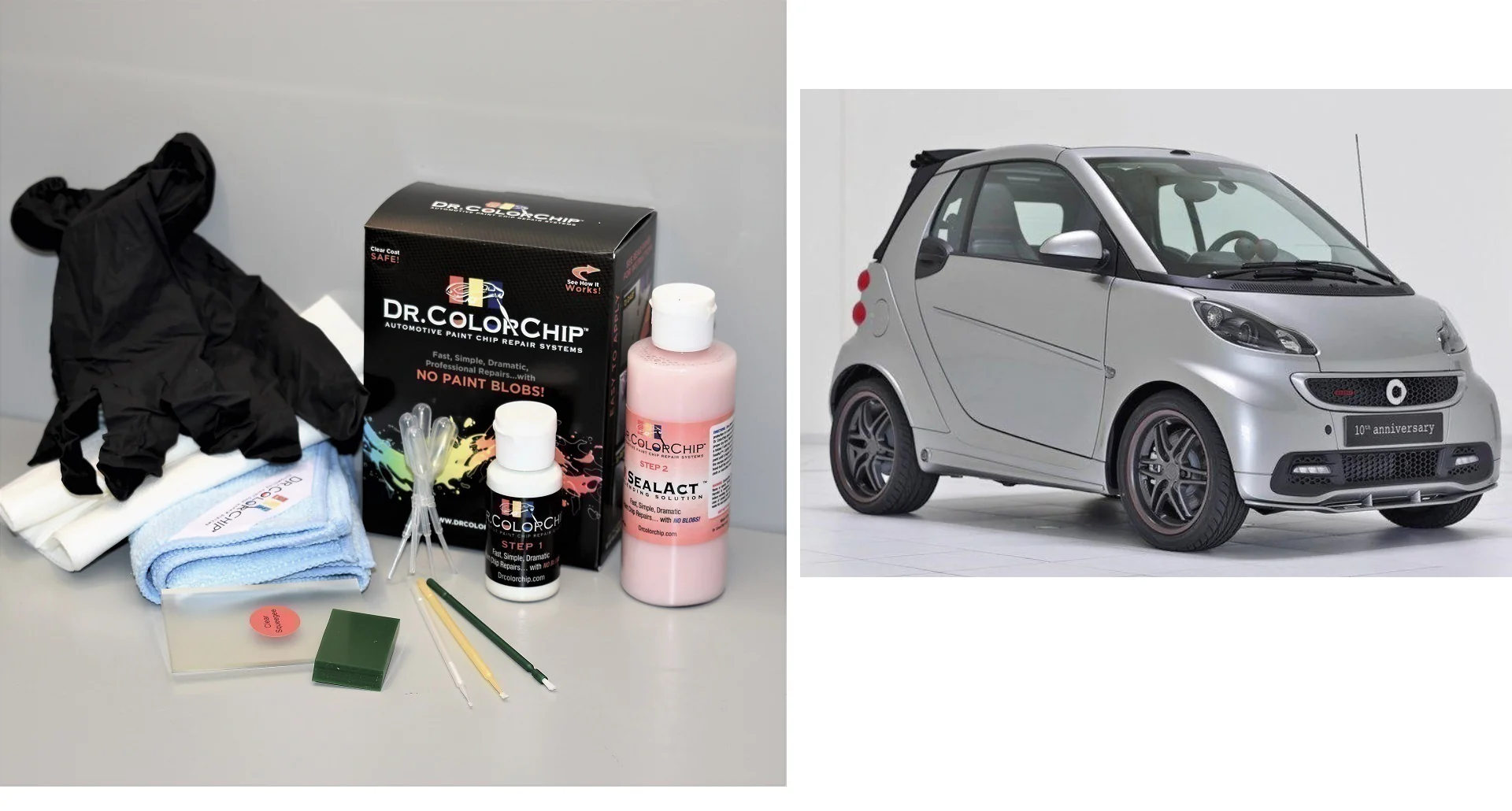 2016 Smart Car Fortwo Exterior Touch Up Paint Kit, Dr Color Chip, Squirt 'n Squeegee PLUS - Image 21