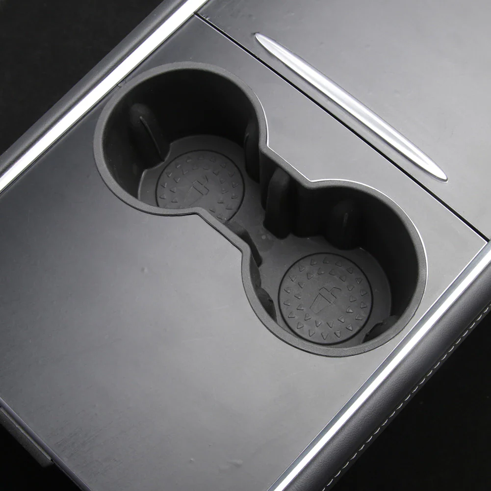 Tesla Model 3, Y, Cup Holder Insert, Drink Stabilizer, Black - Image 7