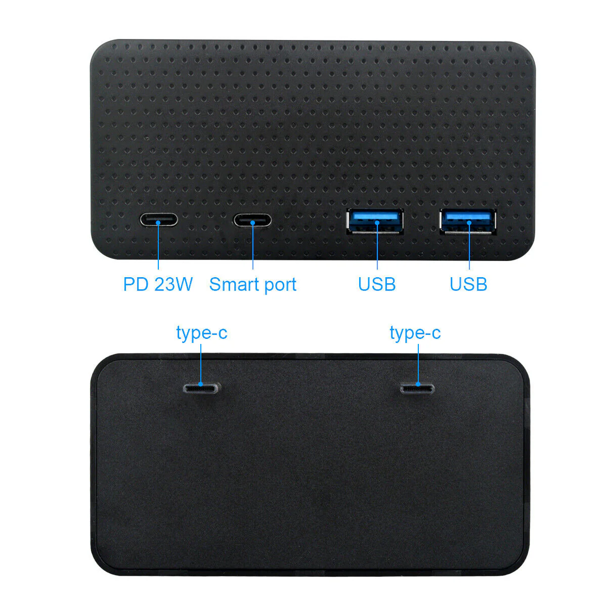 Tesla Model 3, Y, Cybertruck USB Hub 4-in-1 Console Docking Station, Fast Charger - Image 2