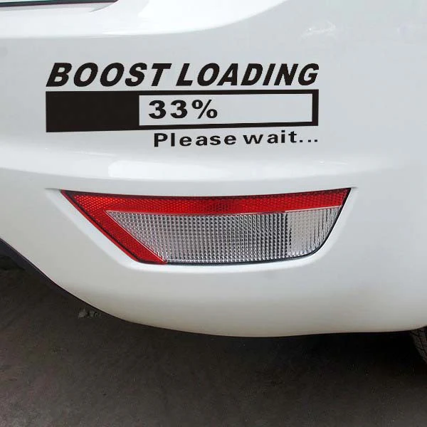 Boost Loading Car Decal Sticker