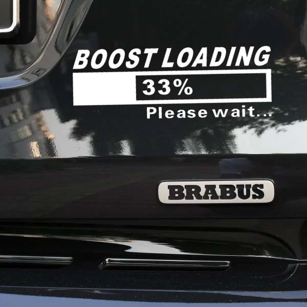 Boost Loading Car Decal Sticker - Image 2
