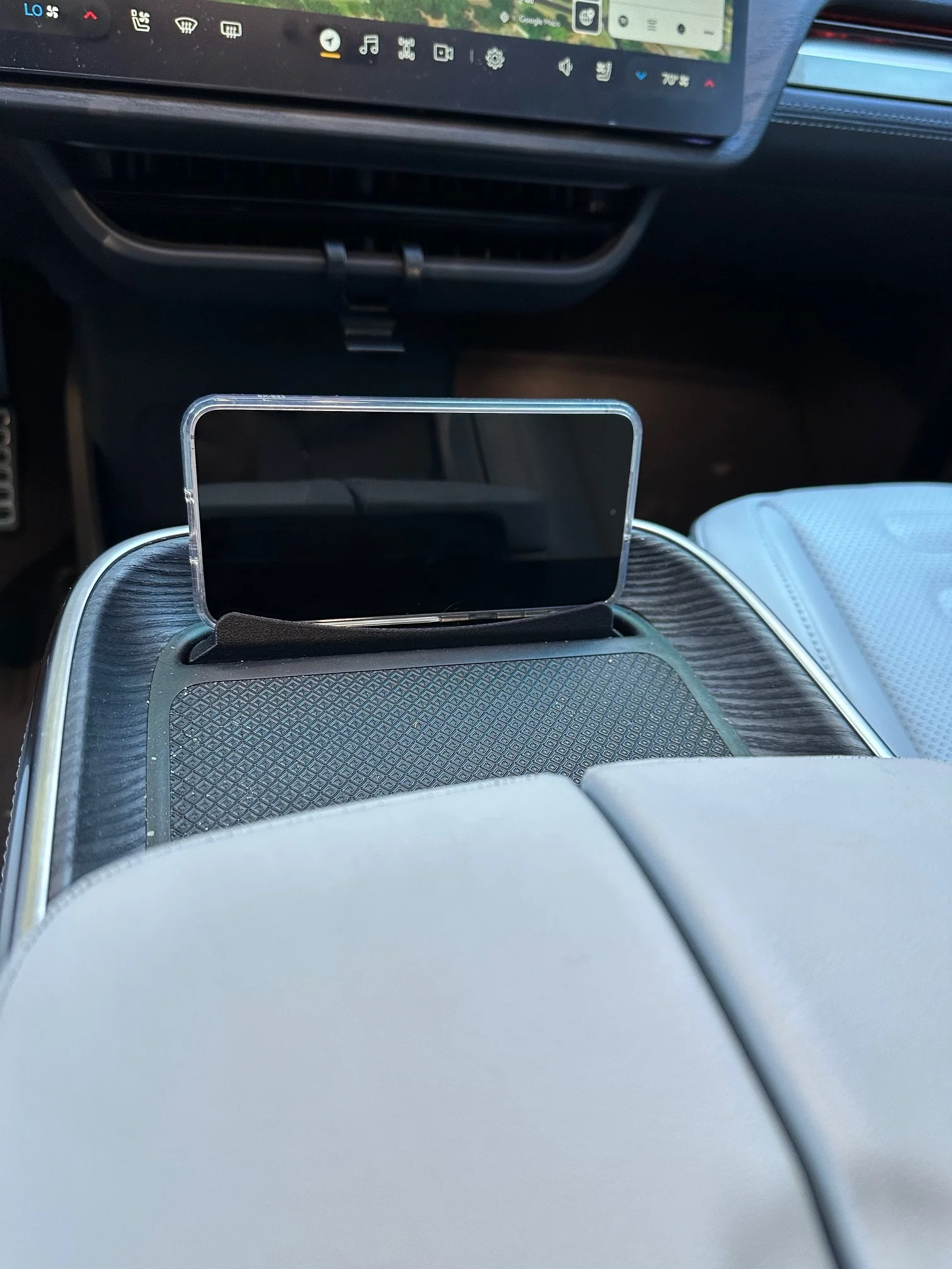 Center Console Cell Phone Holder Stand for Rivian R1S, R1T - Image 5