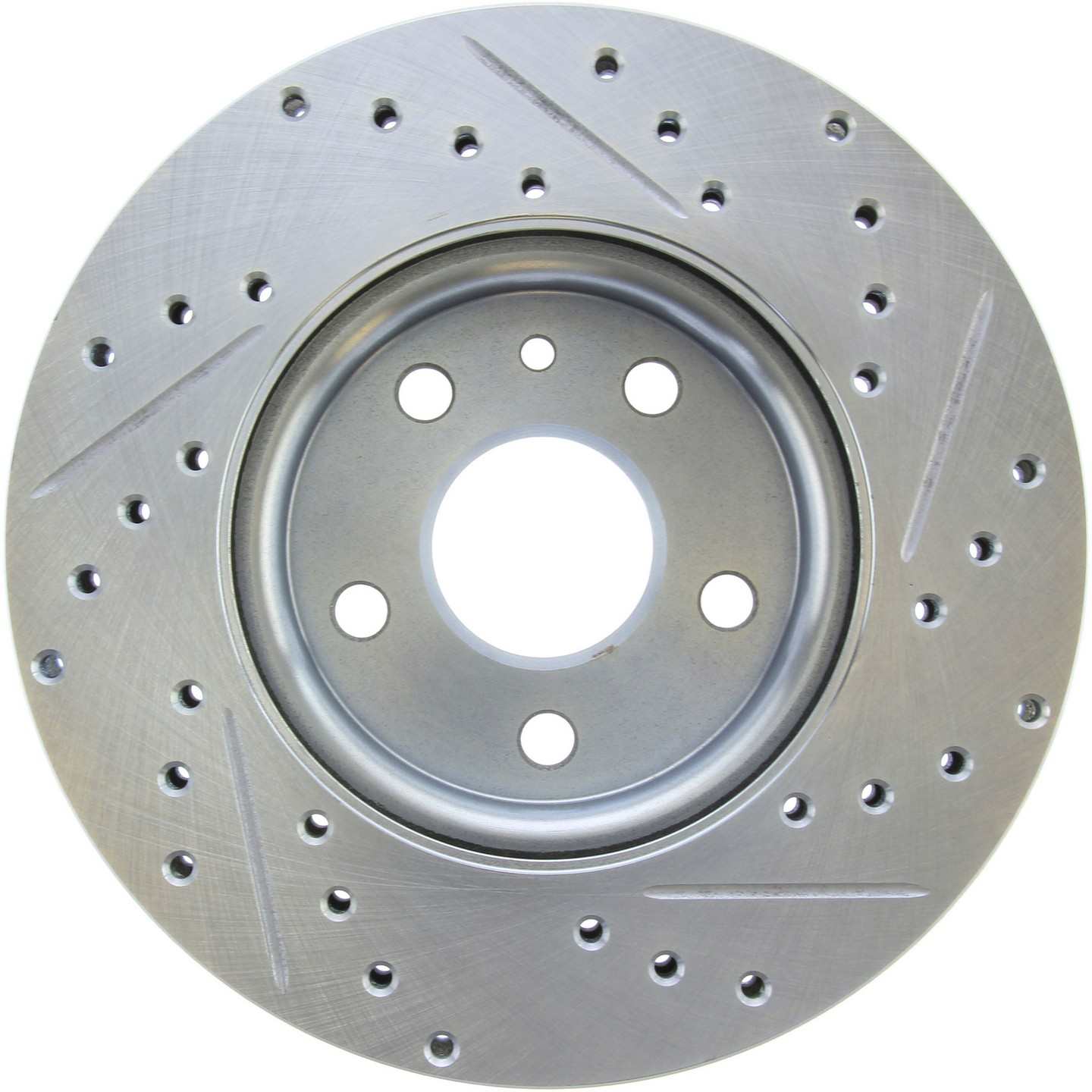 Chevy Bolt EV, EUV Select Sport Drilled and Slotted Brake Rotor, Front Left, 2017-2023 - Image 3