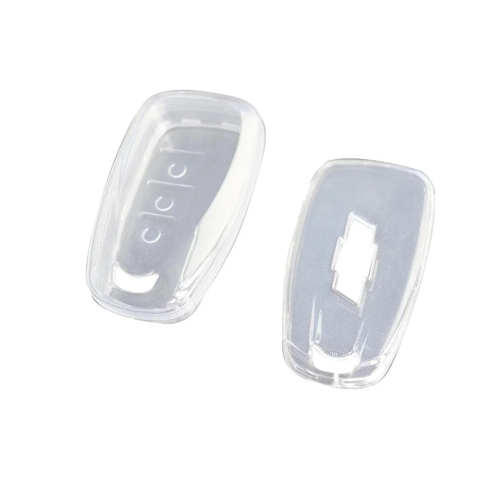 Chevy Bolt EV, EUV Soft TPU Key Fob Case Cover, Clear, 2017-2023 - Image 2