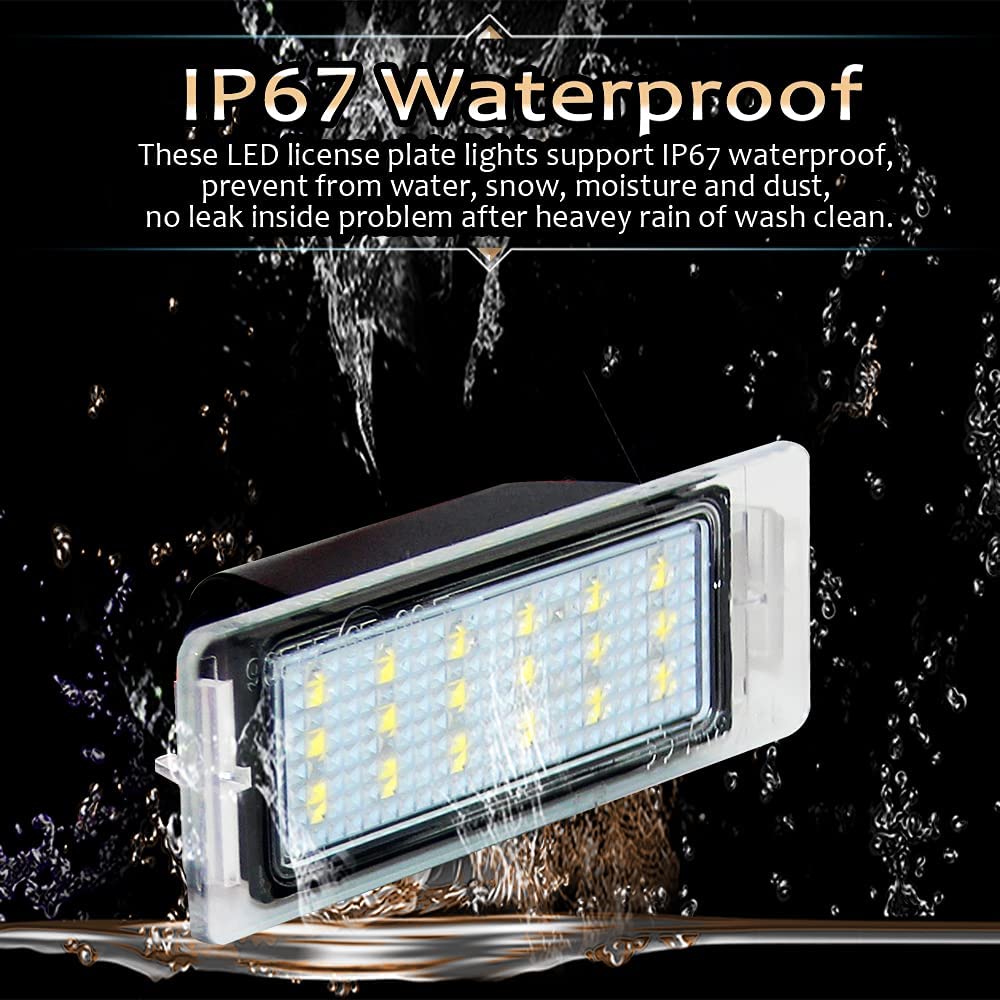 Chevy Bolt EV LED License Plate Light Lamp Assembly, Pack of 2, 2017-2023 - Image 4