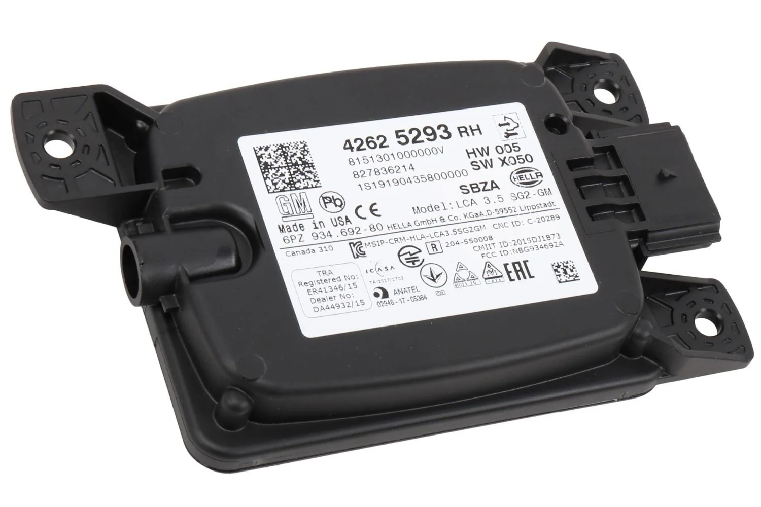 Chevy Bolt EV Side Obstacle Detection Control Module, Right, 2017-2021