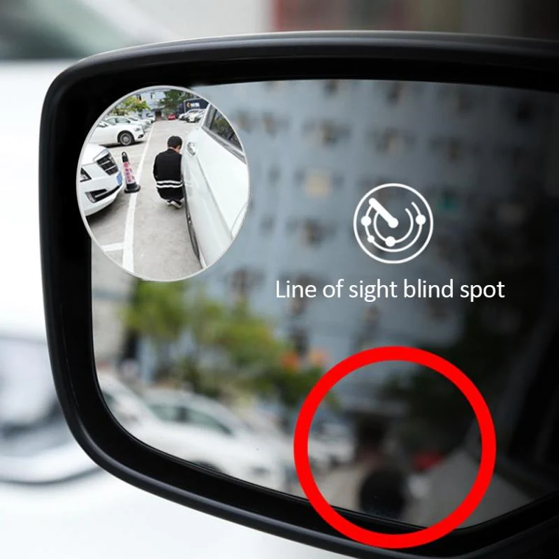 Chevy Volt Convex Rearview Mirror 360 Degree Wide Angle Round Convex Mirror Blind Spot Mirror - Image 3