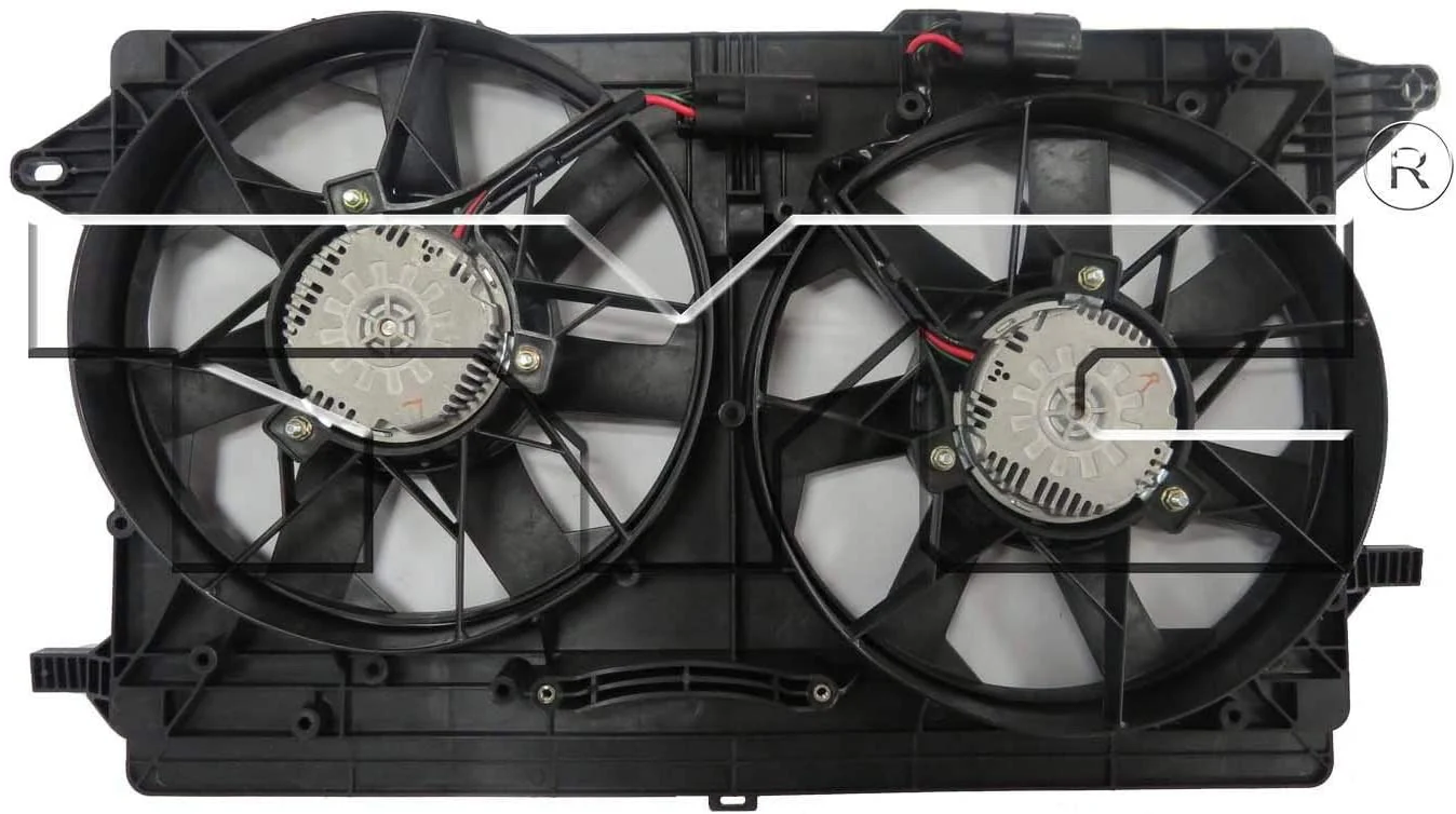 Chevy Volt Dual Radiator and Condenser Fan Assembly, 2011-2015 - Image 2