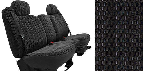 Chevy Volt Front & Rear Seat Cover Set, Plush Scottsdale Fabric, Custom Fit, Many Colors, 2016-2019