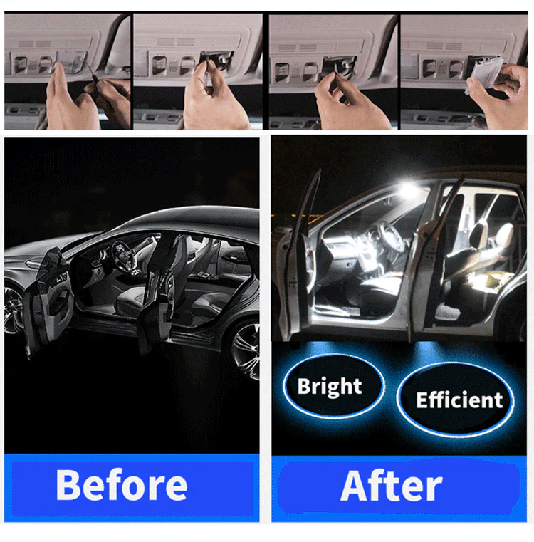 Chevy Volt LED Interior Bulb Kit, Super Bright White, 12 Pieces, 2011-2015 - Image 2