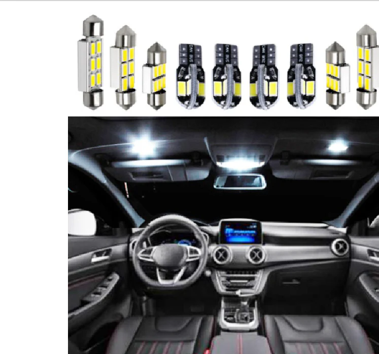 Chevy Volt LED Interior Bulb Kit, Super Bright White, 12 Pieces, 2011-2015 - Image 3