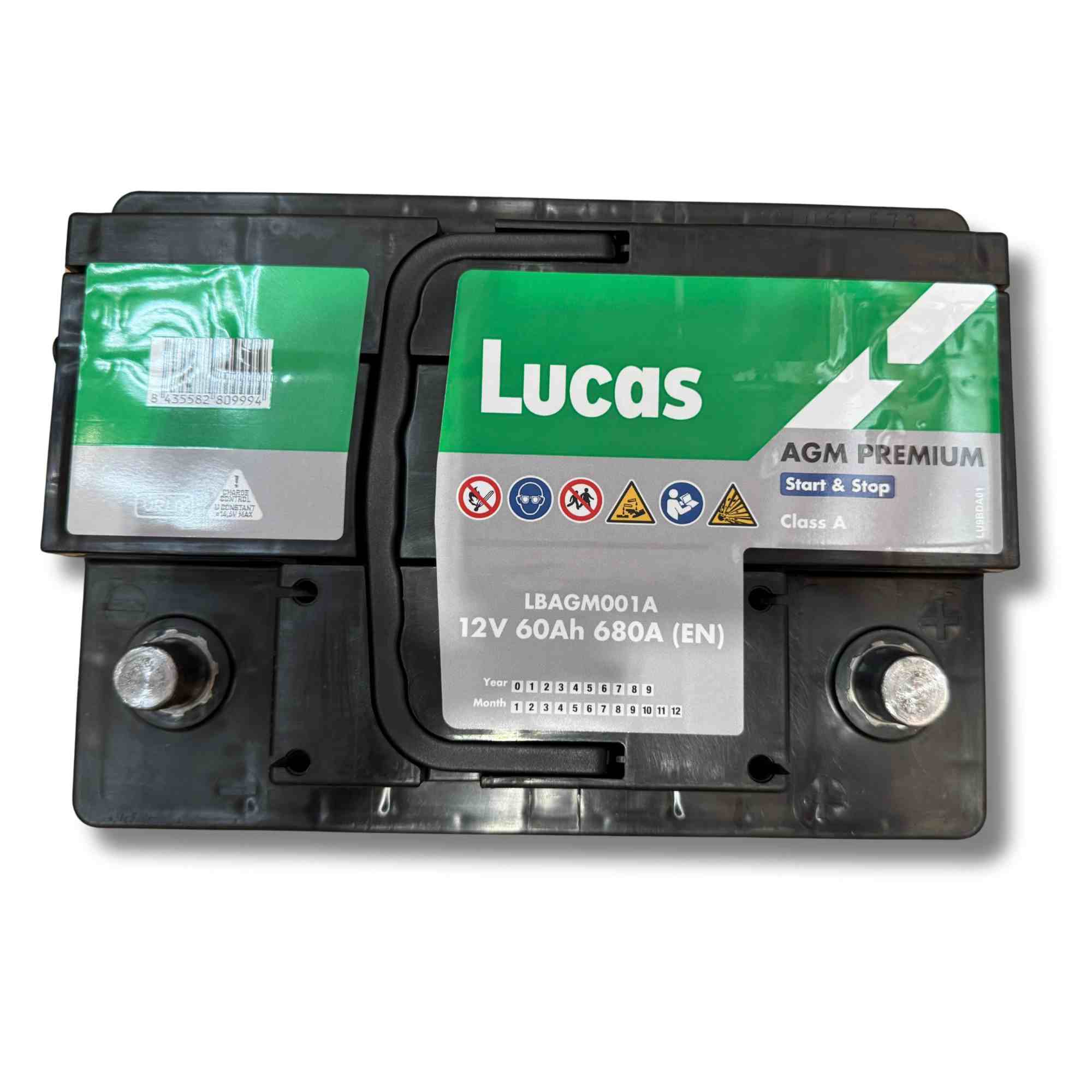 Chevy Volt Lucas AGM Premium 12-Volt Battery, 2011-2019 - Image 3