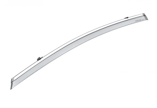 Chevy Volt Side Window Deflectors W/ Chrome Trim, 2016-2019 - Image 5