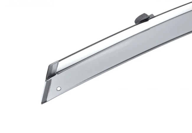 Chevy Volt Side Window Deflectors W/ Chrome Trim, 2016-2019 - Image 6