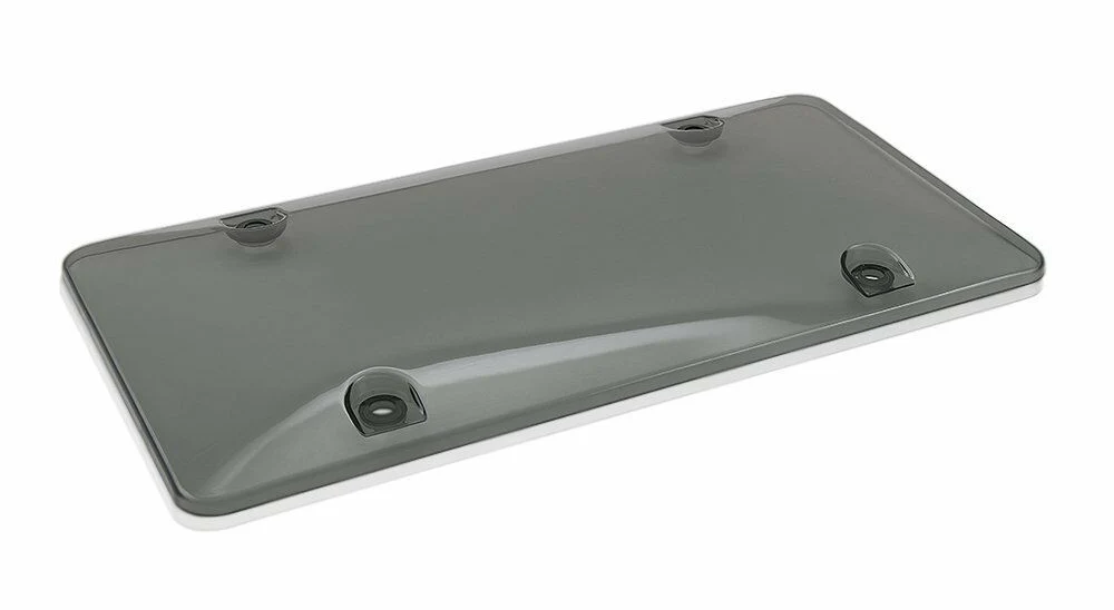 Chevy Volt Smoke Gray Tinted Bubble Shield License Plate Cover