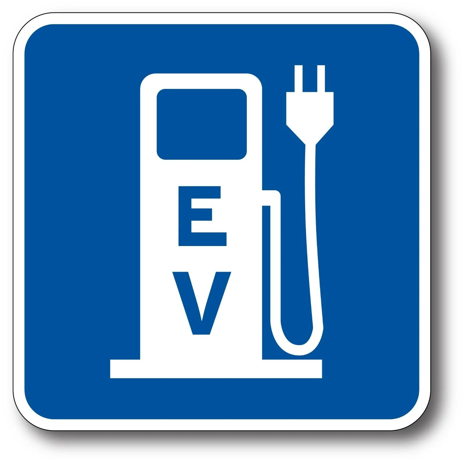 EV Charging Electric Car EV Bumper Sticker