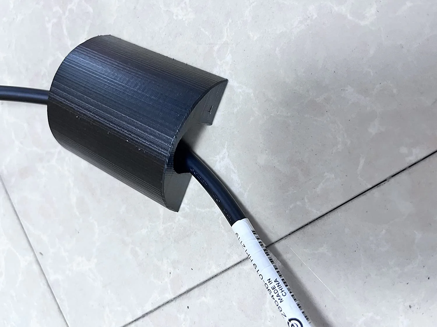 Garage EV Charging Cable Protector Safe Pass-Through Garage Cord Protector - Image 3