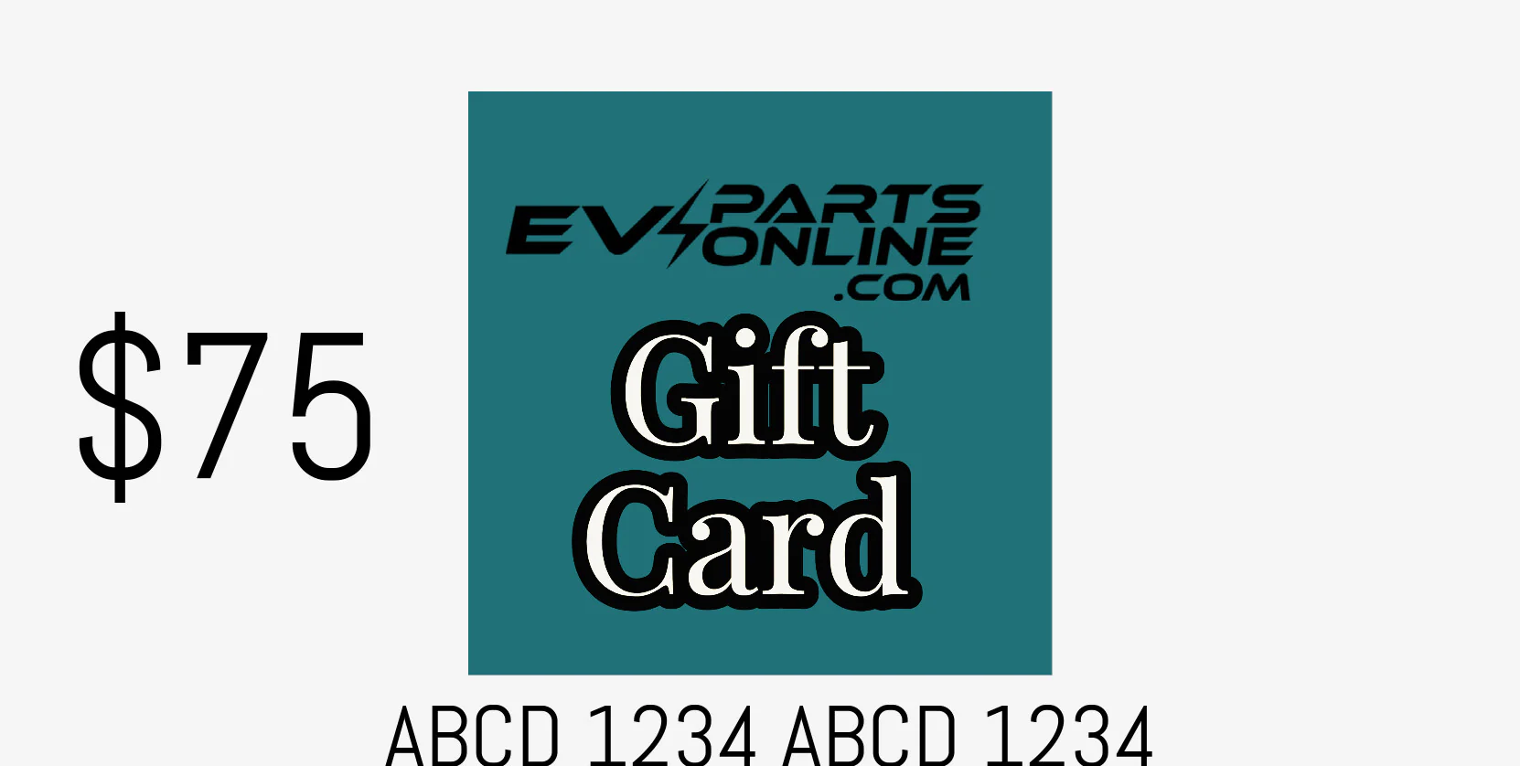 EV Parts Online Gift Card $25-$100 - Image 3
