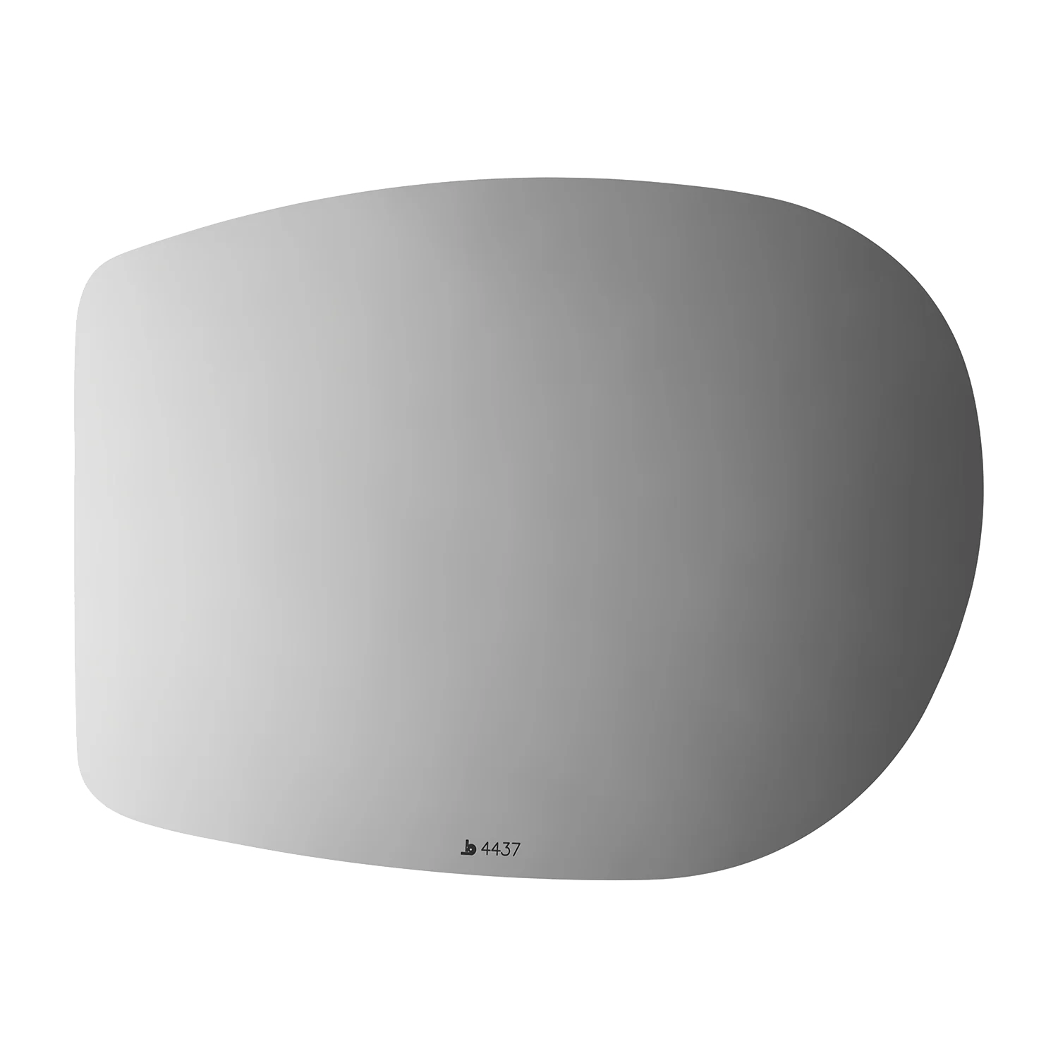Fiat 500E Left Driver Replacement Door Mirror Glass Lens, Inside, 2013-2019