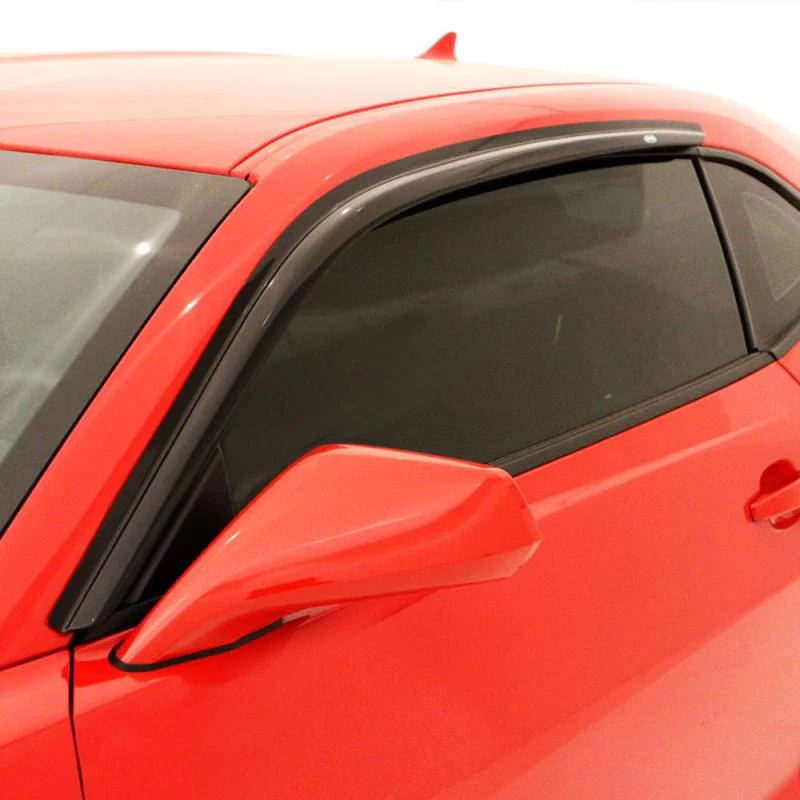 Fiat 500E Original Ventvisor Side Window Deflector Dark Smoke, 2-Piece, 2013-2017 - Image 2