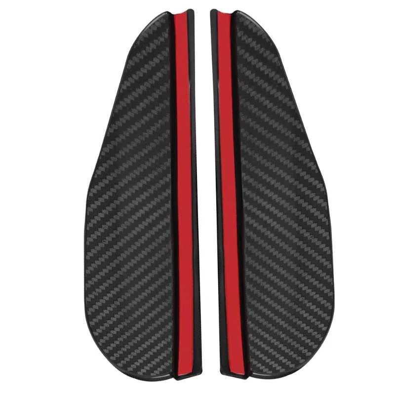 Fiat 500E Outside Mirror Shades, Rain Deflector, Carbon Fiber - Image 3
