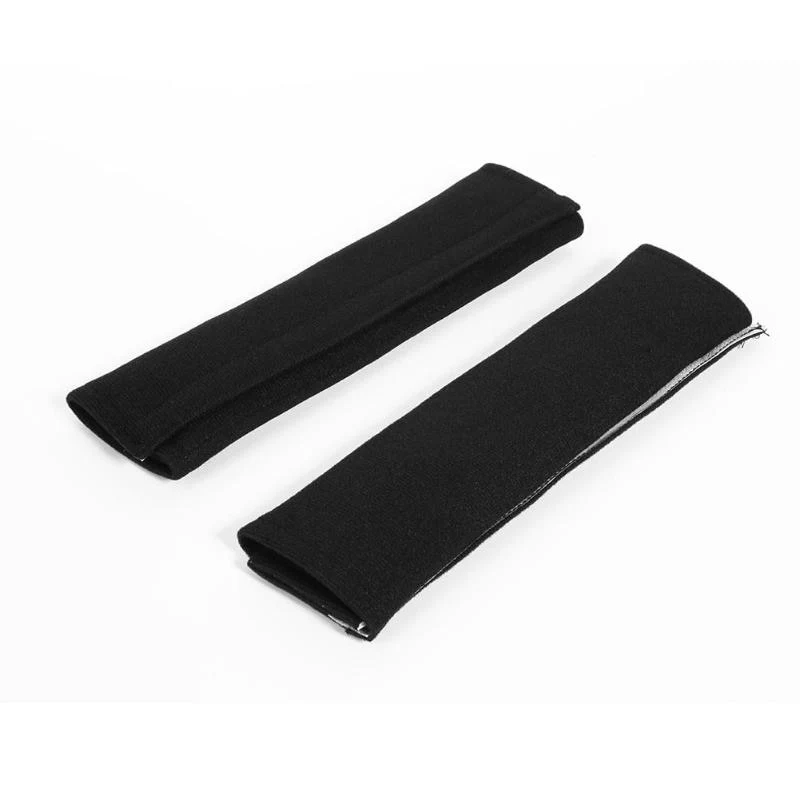 Fiat 500E Seatbelt Cover Pads, Black
