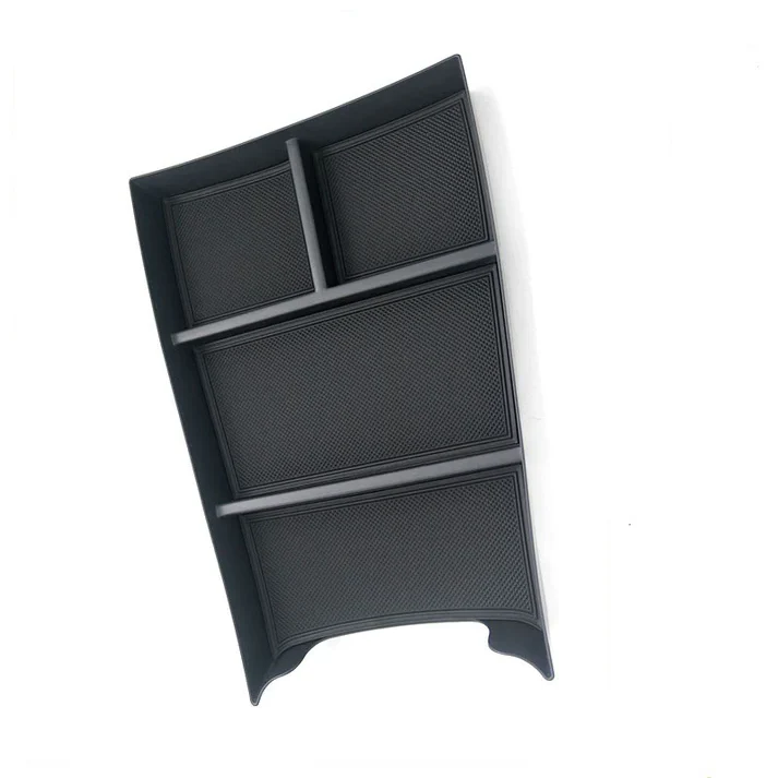 Front Lower Console Insert Storage Tray, 4 Compartment for Rivian R1T, R1S