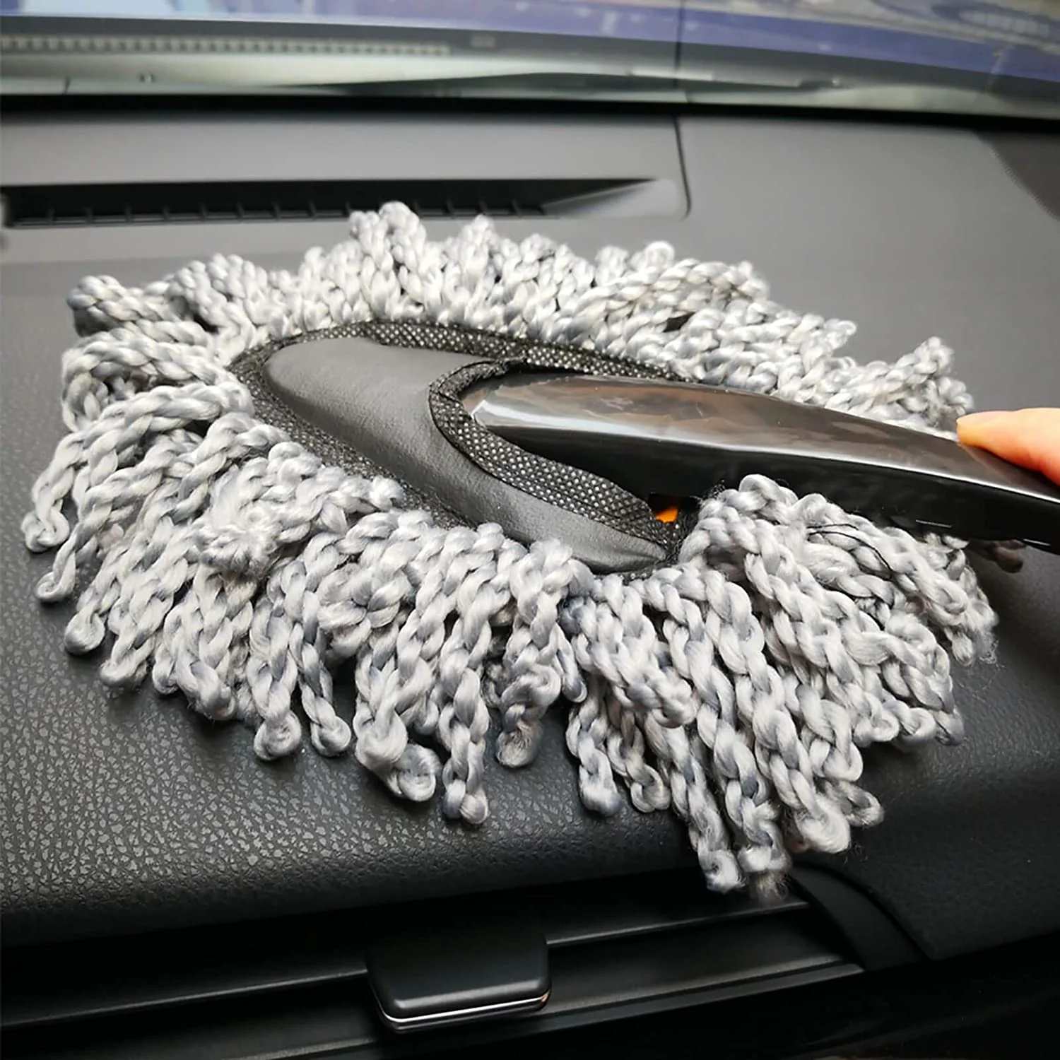 Interior, Exterior Car Microfiber Dash, Paint Duster Brush Cleaning Tool - Image 2