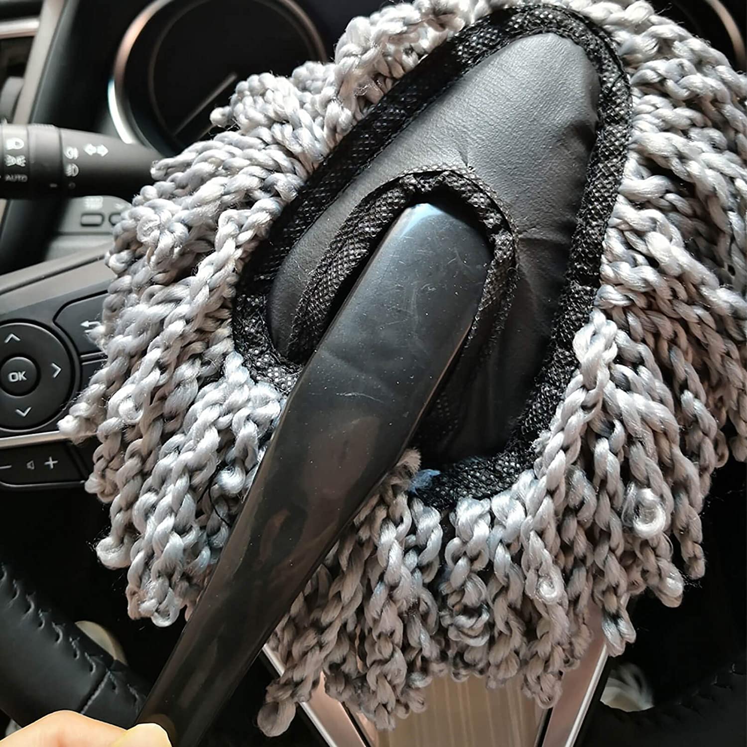 Interior, Exterior Car Microfiber Dash, Paint Duster Brush Cleaning Tool - Image 3