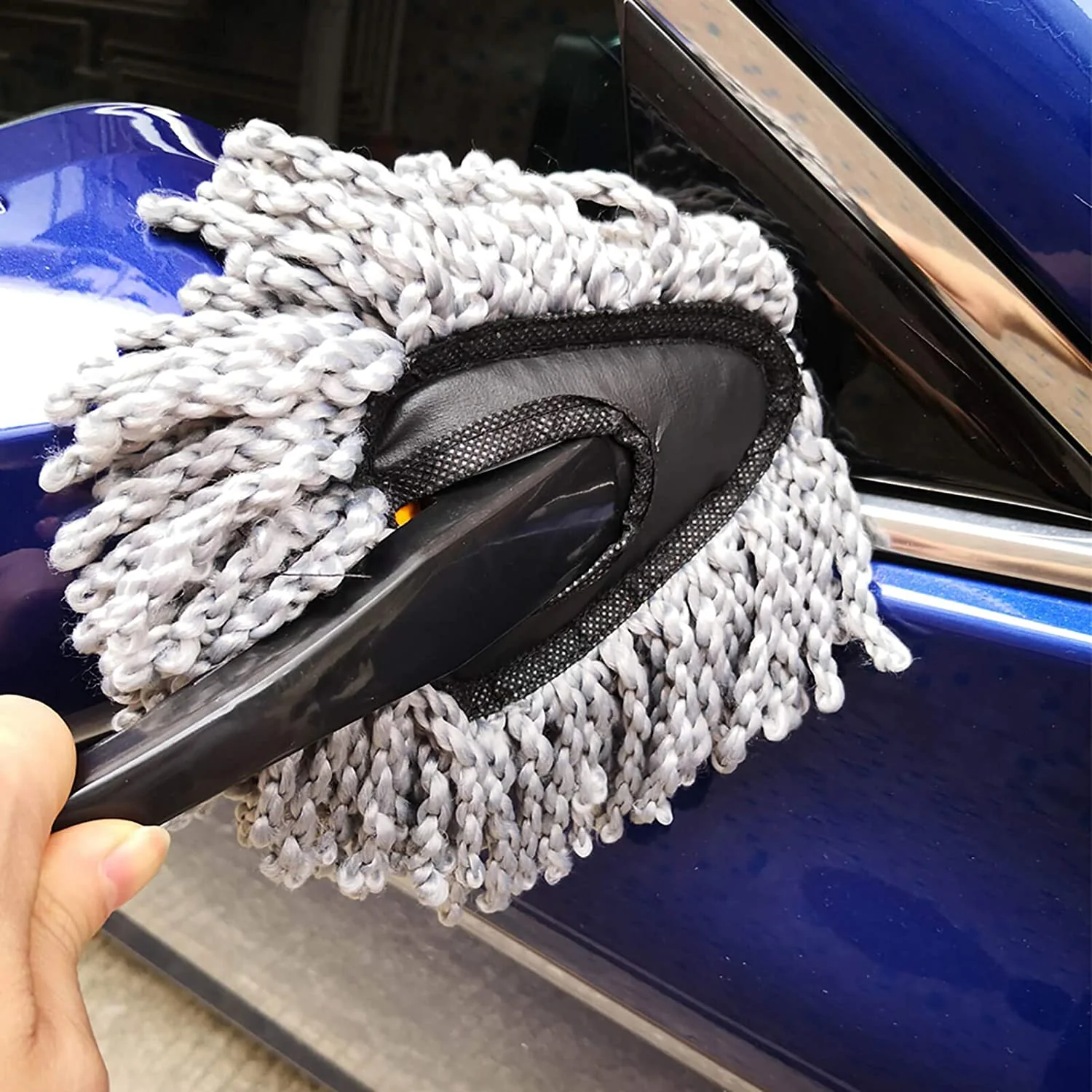 Interior, Exterior Car Microfiber Dash, Paint Duster Brush Cleaning Tool - Image 5