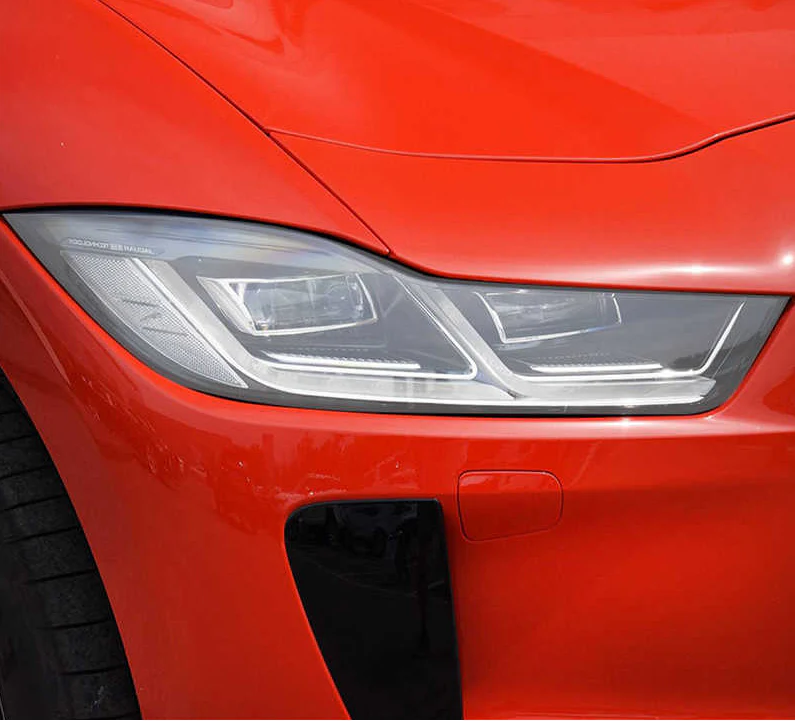 Jaguar I-Pace 2 Pcs Headlight Clear Protective Film Vinyl Protection Transparent TPU Sticker, 2019-2021