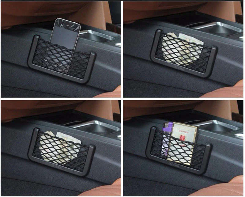 Jaguar I-Pace Storage Net Pocket Phone Holder Organizer