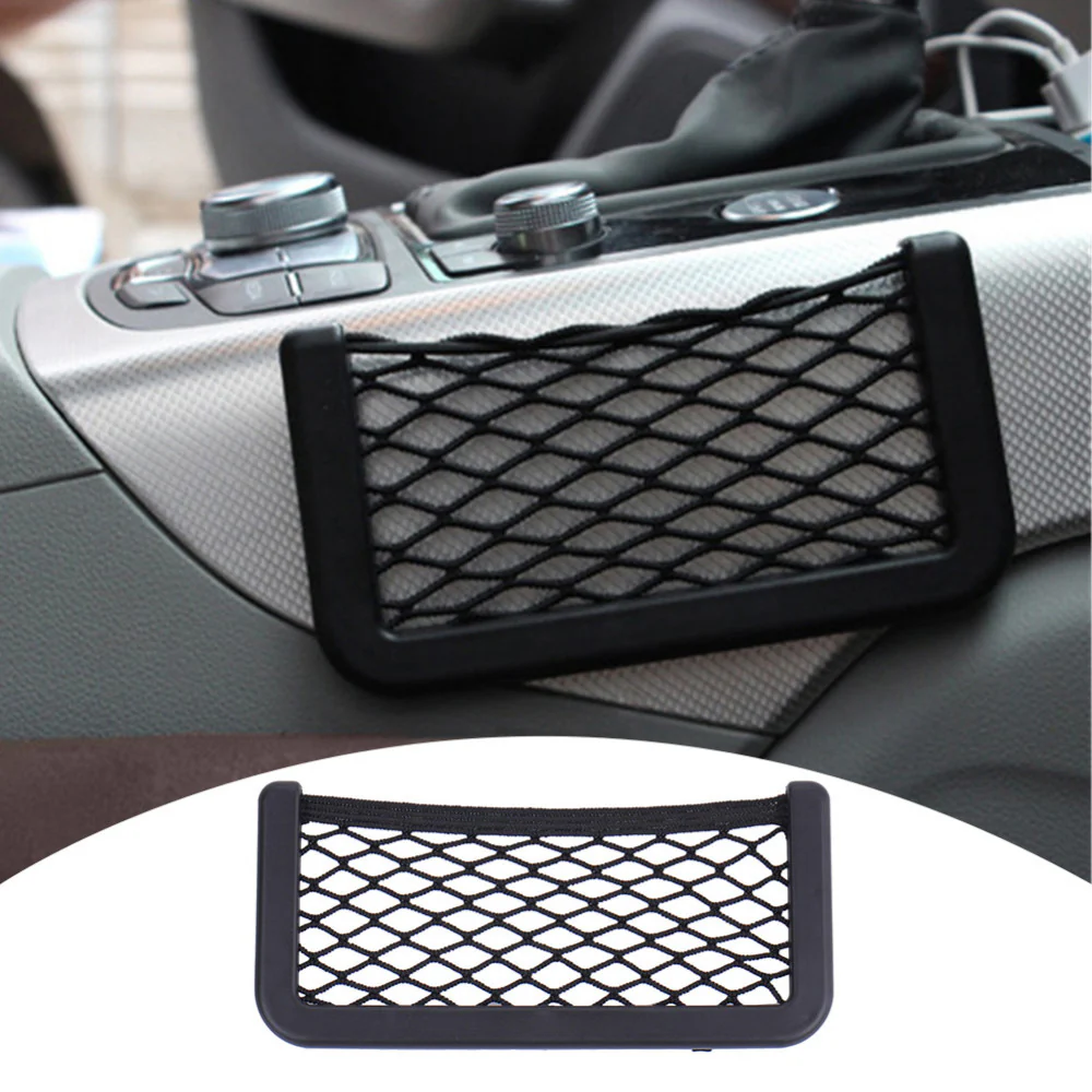 Jaguar I-Pace Storage Net Pocket Phone Holder Organizer - Image 4