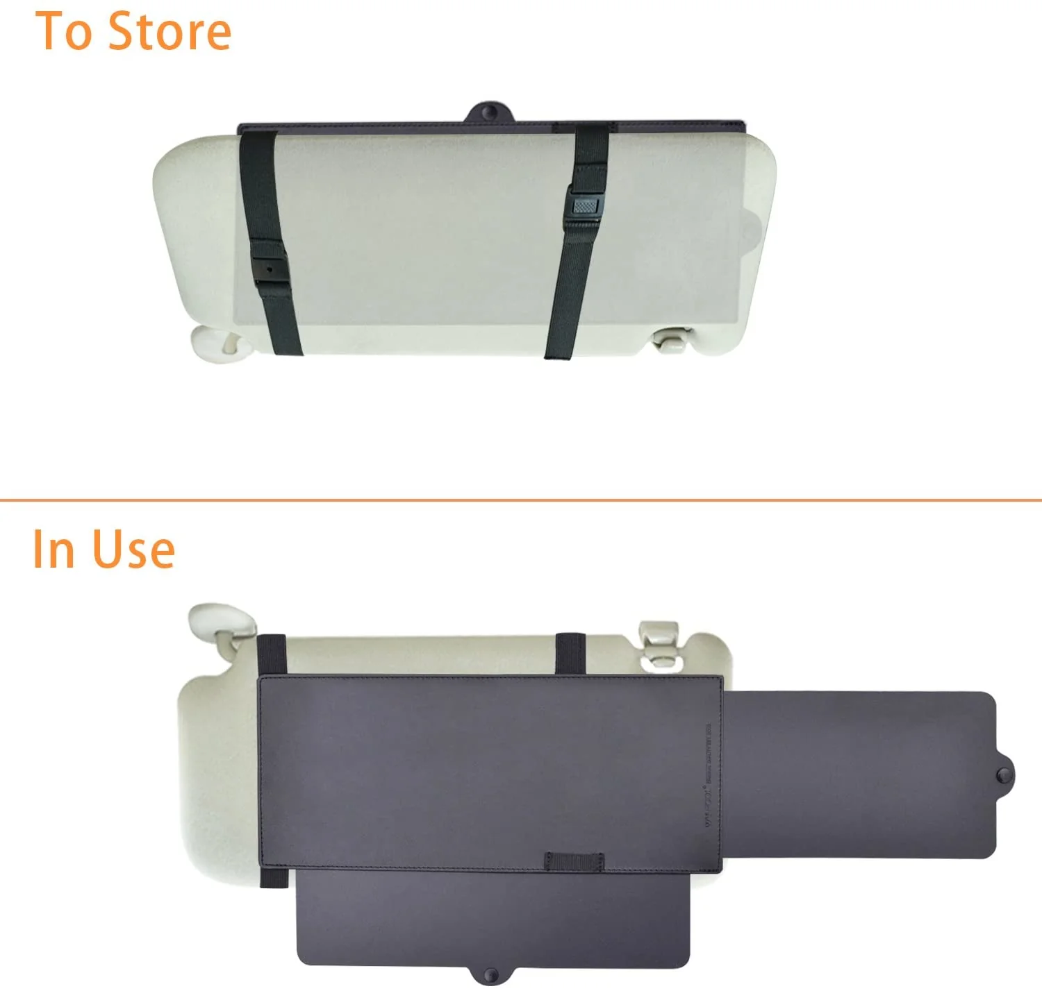 Jaguar I-Pace Sun Visor Extender Sunshade UV Blocker, 2019-2024 - Image 4