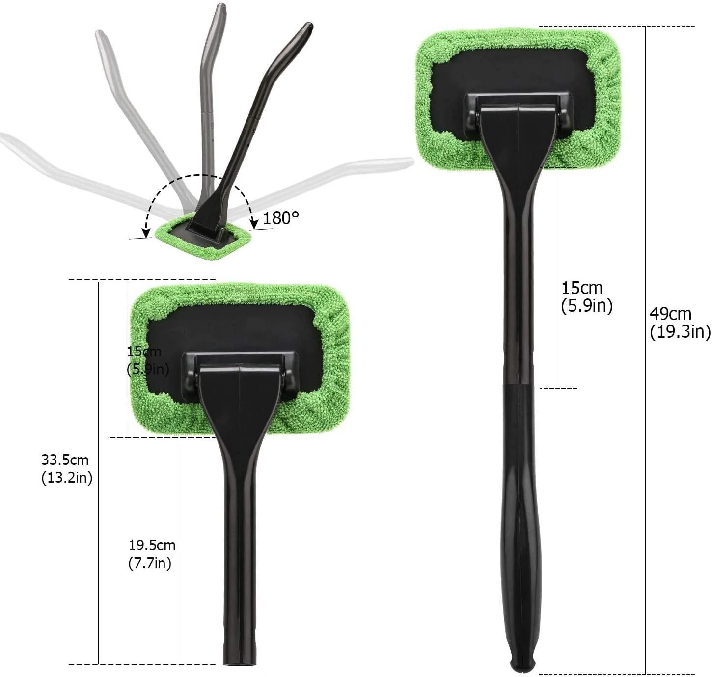 Jaguar I-Pace Windshield Cleaning Tool Kit, Adjustable, Microfiber - Image 4