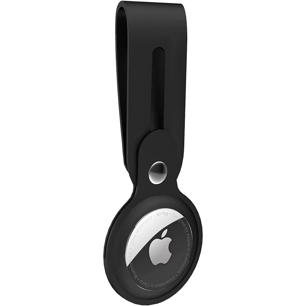 Key Case Apple Airtag Locator Tracker Silicone Protective Key Chain Protective Case