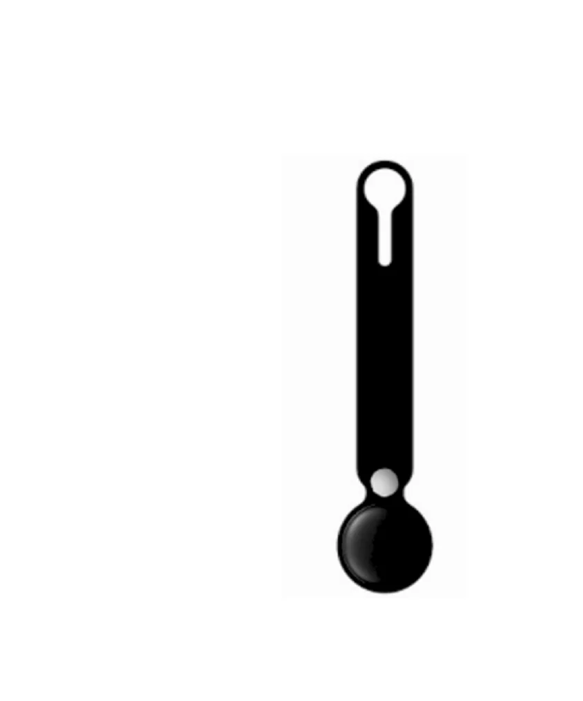 Key Case Apple Airtag Locator Tracker Silicone Protective Key Chain Protective Case - Image 2