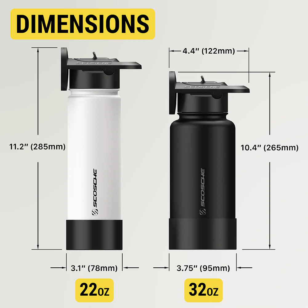 MagicMount™ Flask Insulated Water Bottle with Built-In MagSafe Compatible Phone Mount - Image 6