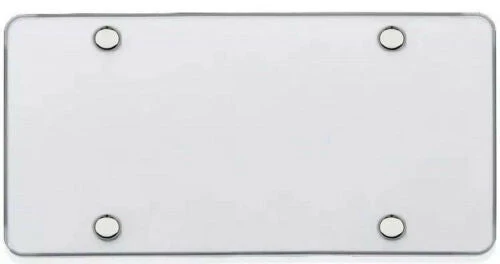Mustang Mach-E Clear Flat Shield License Plate Cover
