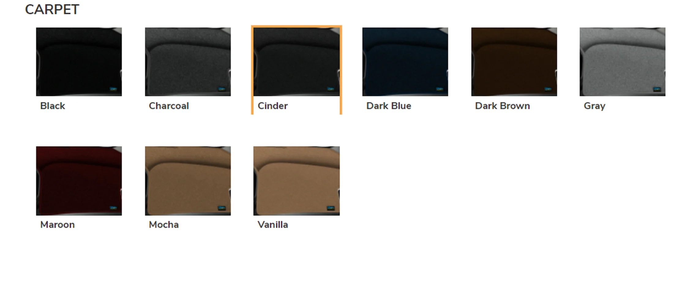 Mustang Mach-E Dash Cover Mat, Poly Carpet, 2021-2024 - Image 2