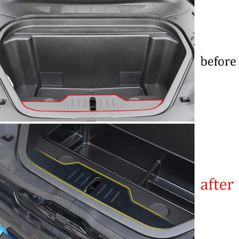 Mustang Mach-E Front Frunk / Trunk Sill Plate Scuff Protector, 2021-2024 - Image 2